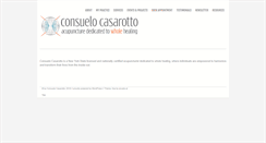 Desktop Screenshot of consuelocasarotto.com