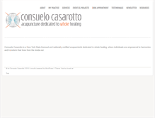 Tablet Screenshot of consuelocasarotto.com